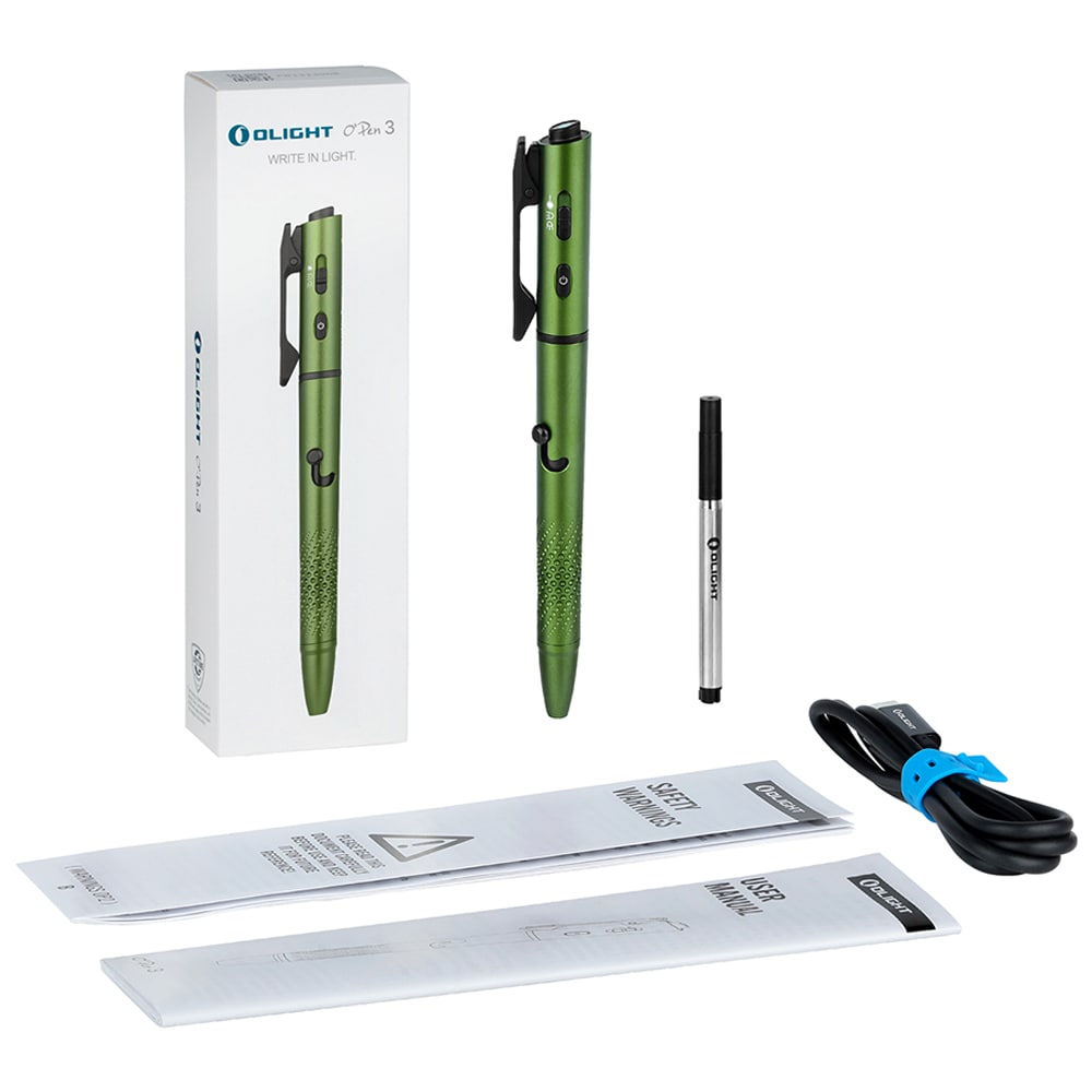 Latarka długopis Olight O'Pen 3 OD Green - 120 lumenów