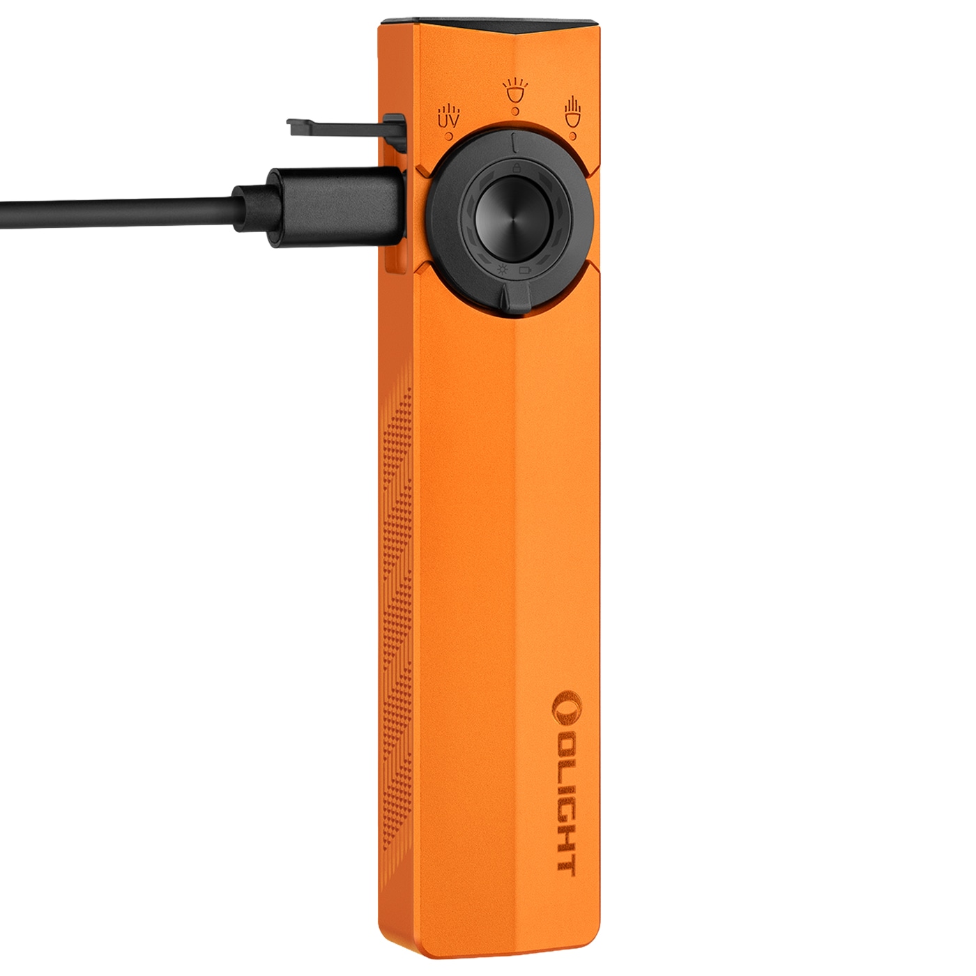 Latarka Olight ArkPro Lite Cool White Orange - 1200 lumenów