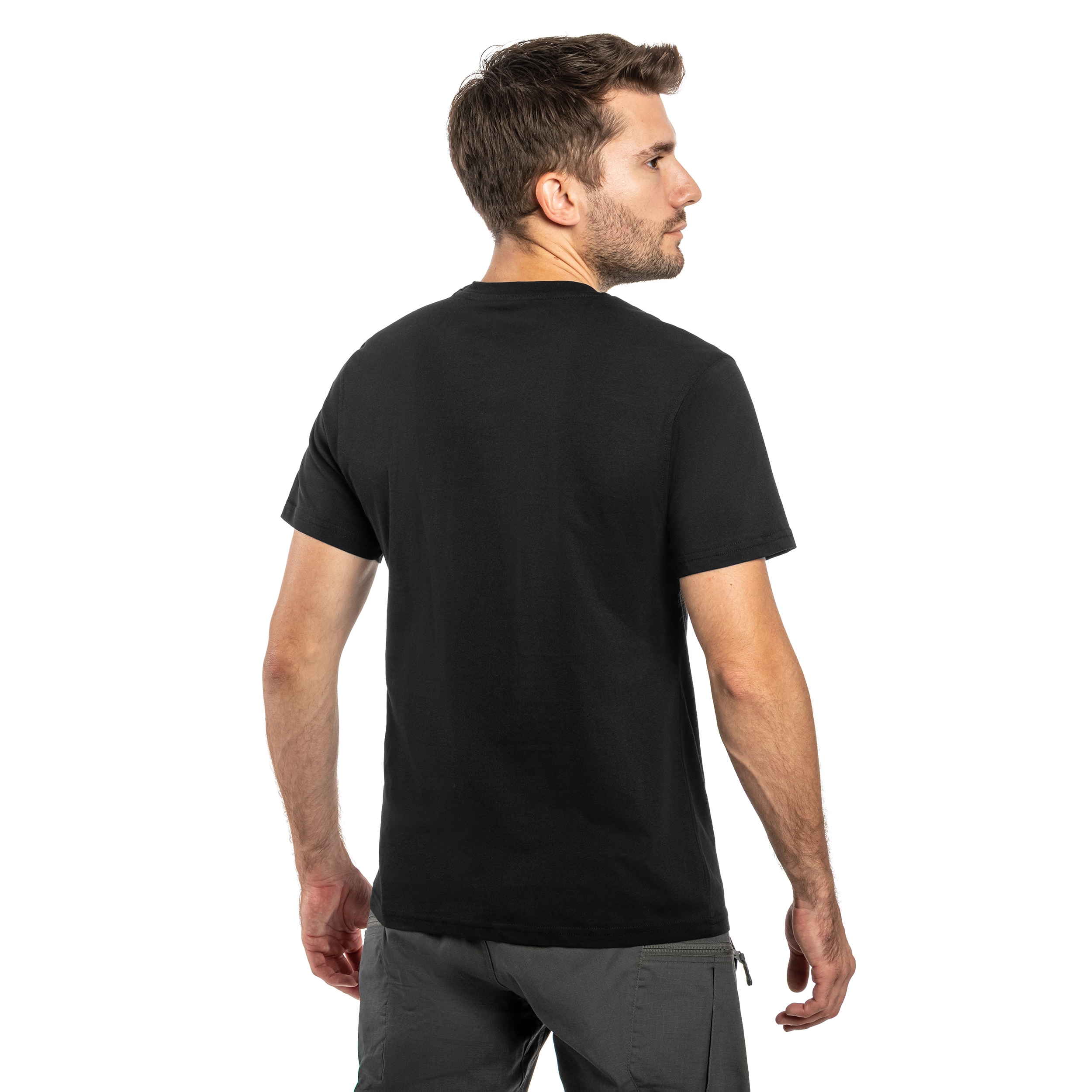 Koszulka T-Shirt Alpha Industries Foam Middle Logo - Black