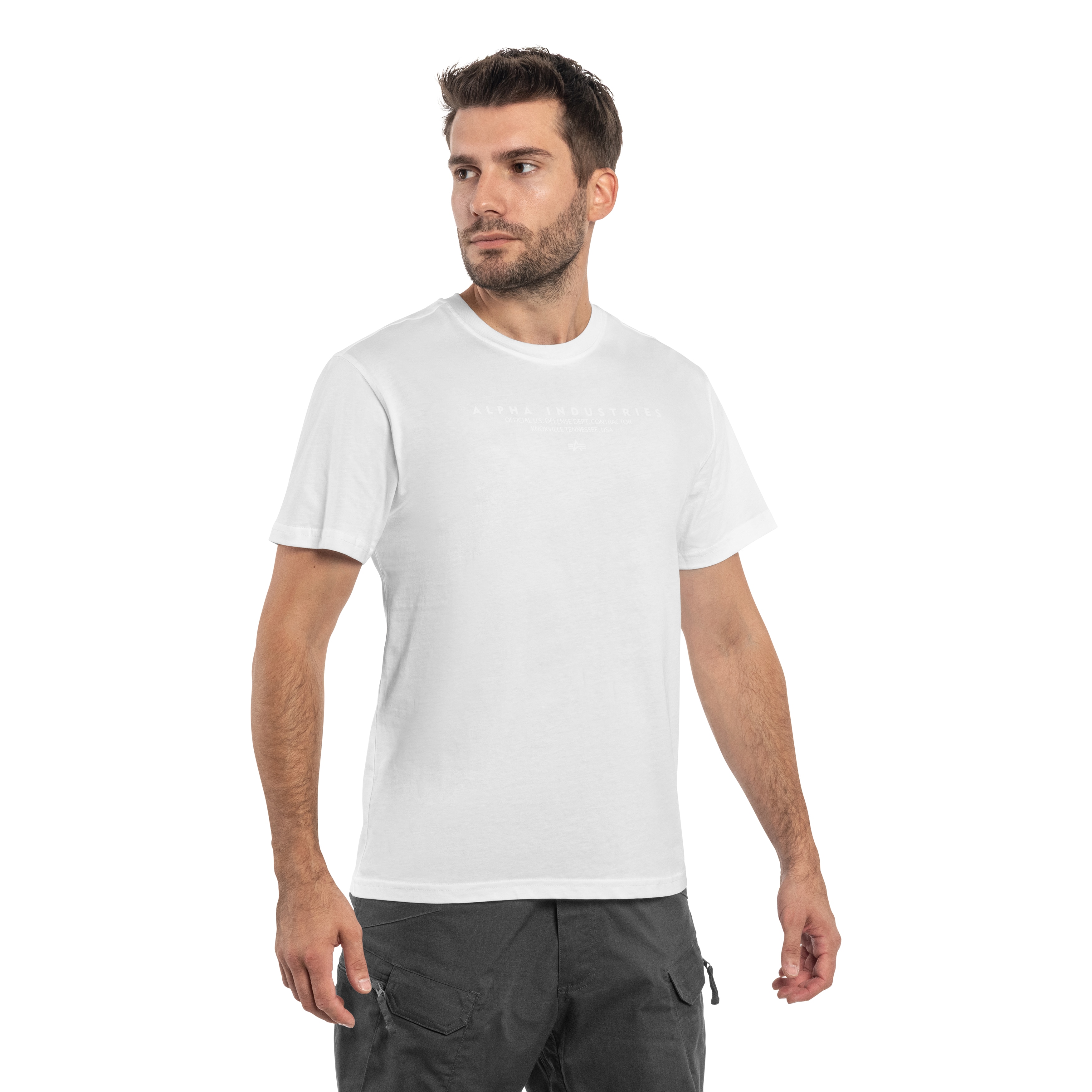 Футболка T-Shirt Alpha Industries DTM Alpha - White