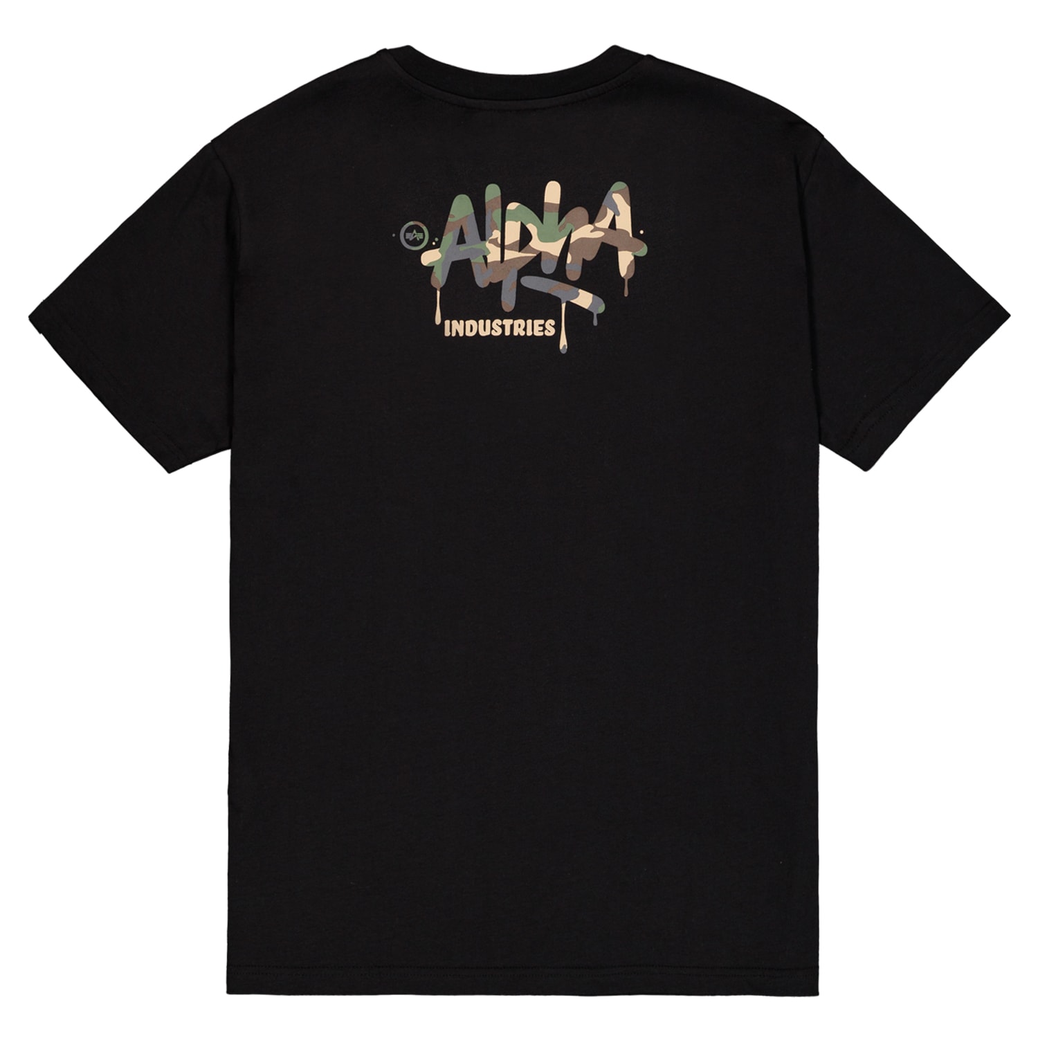 Alpha Industries Signature Camo T-shirt - Black