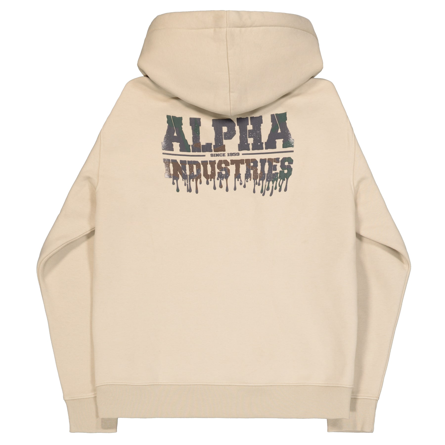 Bluza Alpha Industries Dripping Camo Print - Organic Beige
