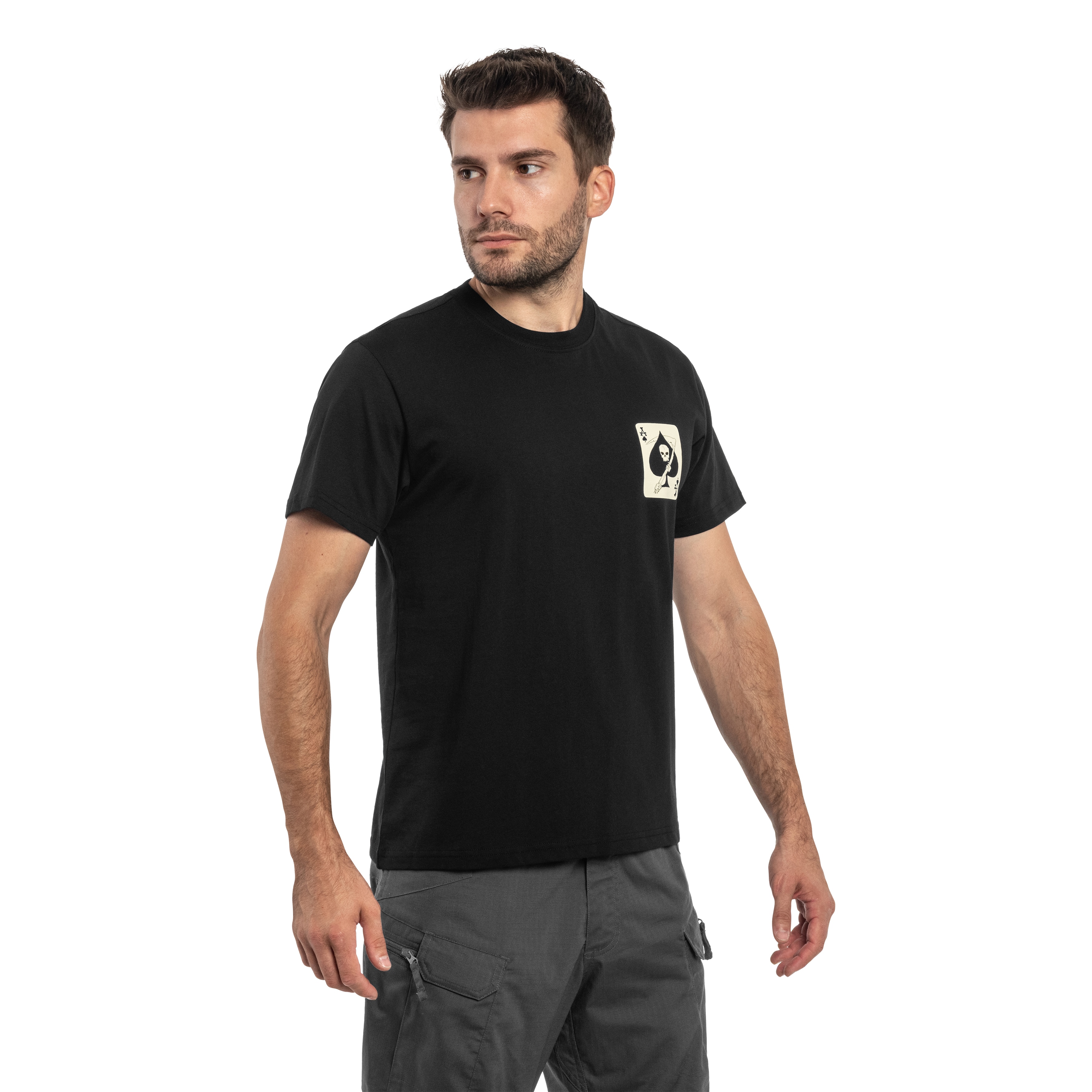 Koszulka T-shirt Alpha Industries Skull Ops - Black