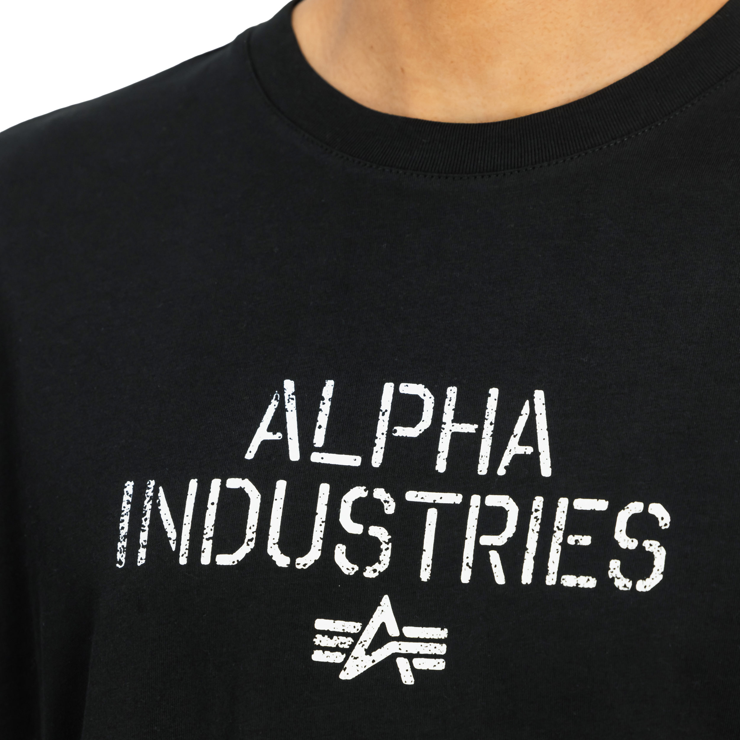 Koszulka T-shirt Alpha Industries Target Backprint - Black
