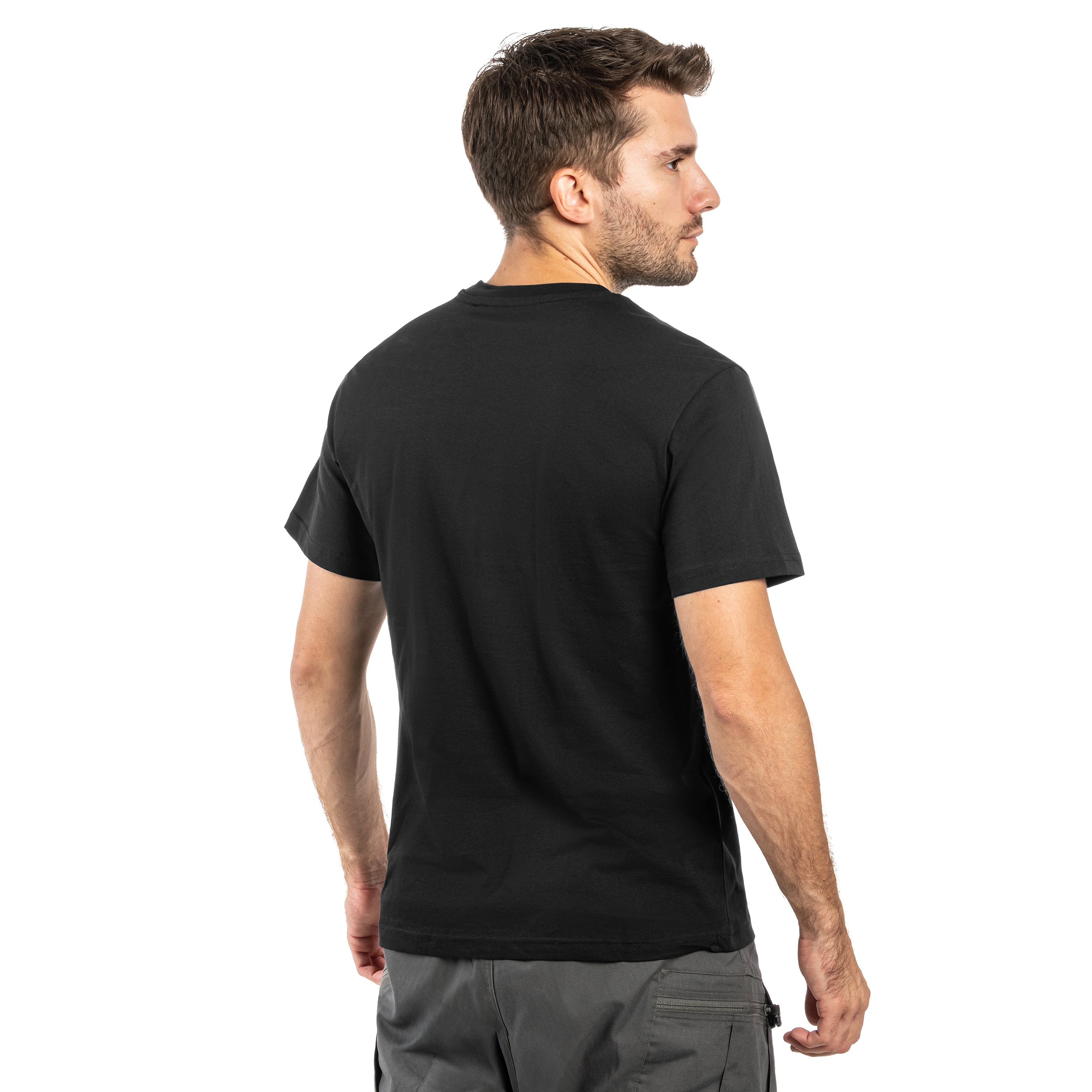 Koszulka T-shirt Alpha Industries Washed Out Logo - Black