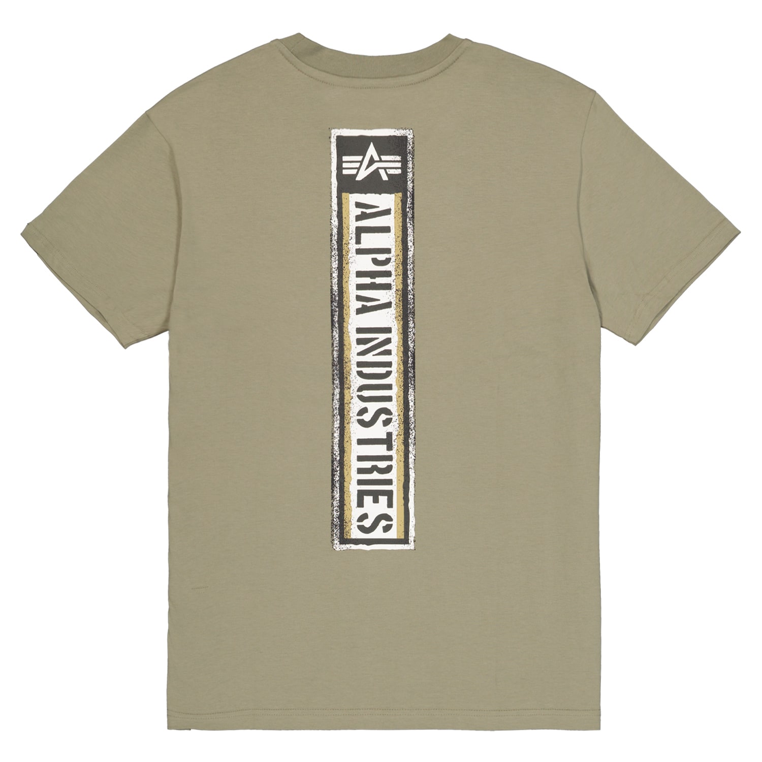Koszulka T-shirt Alpha Backprint Vintage Panel - Olive