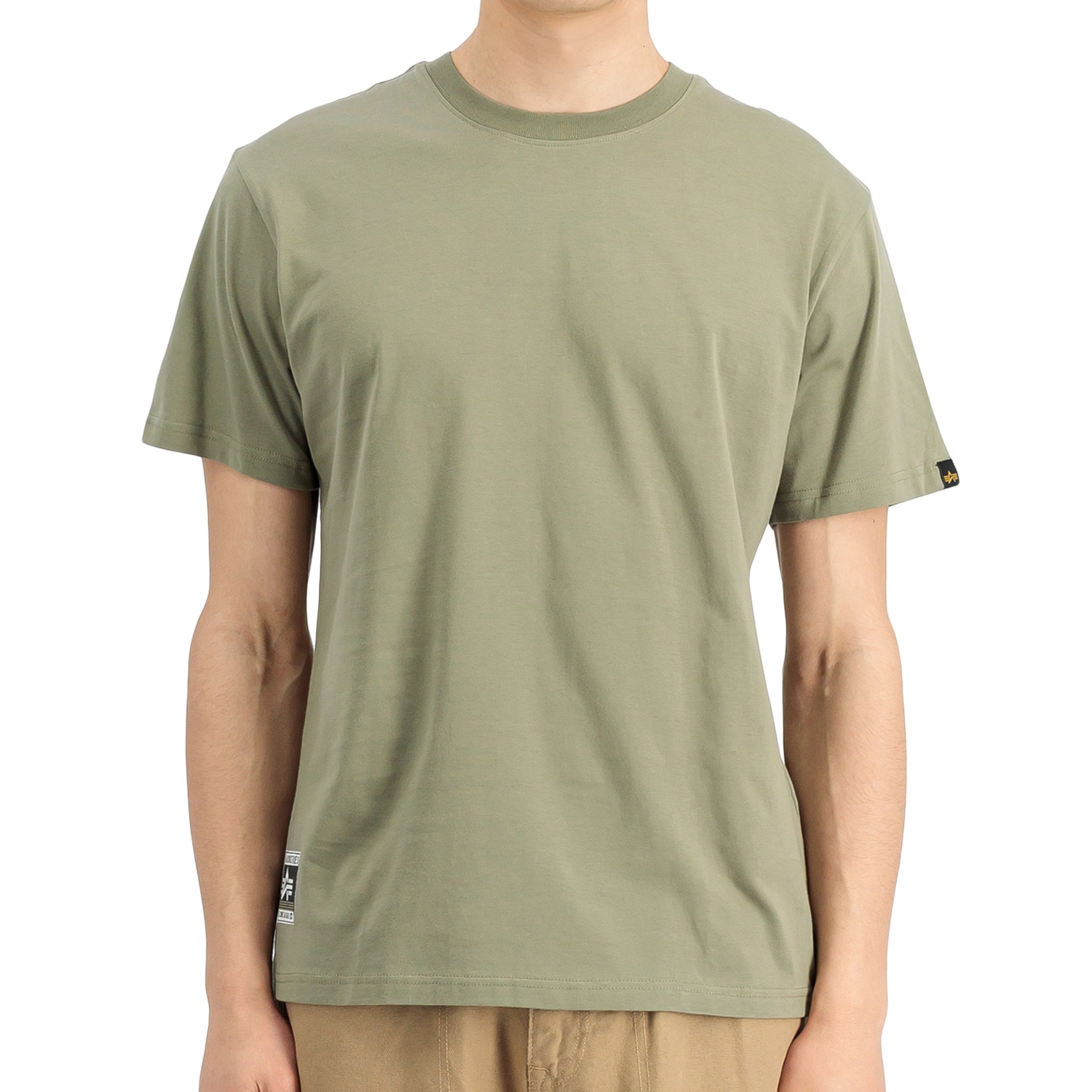 Koszulka T-shirt Alpha Backprint Vintage Panel - Olive