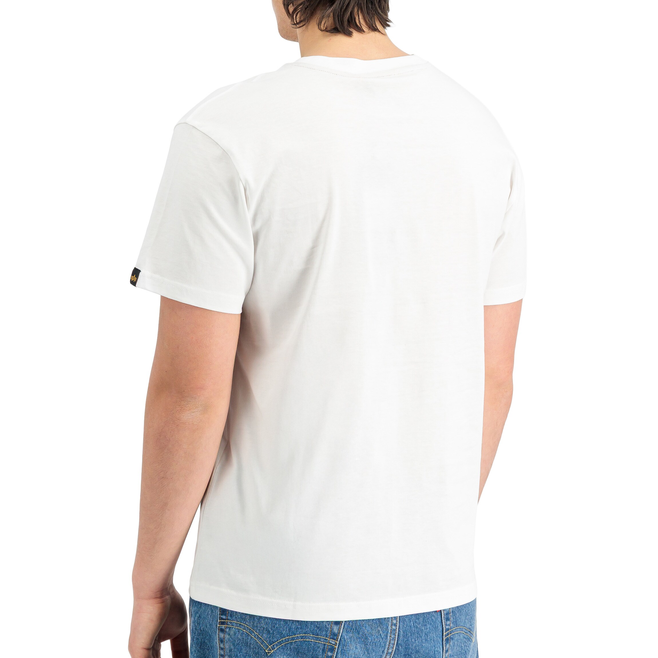 Koszulka T-shirt Alpha Industries Army Property - White