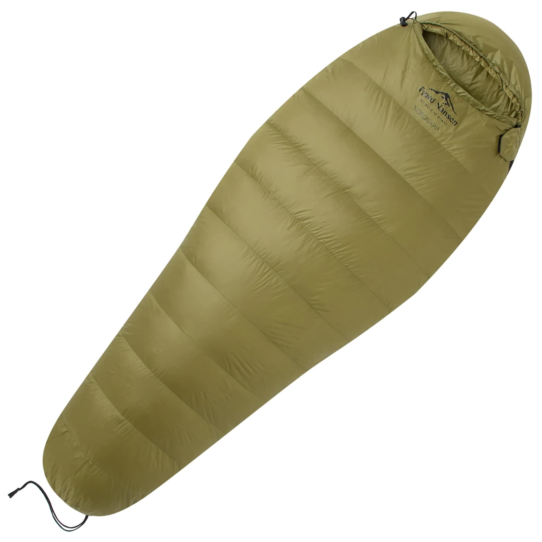 Śpiwór Fjord Nansen Puchowy NORDKAPP 300 Mid 650 g Lewy - Olive