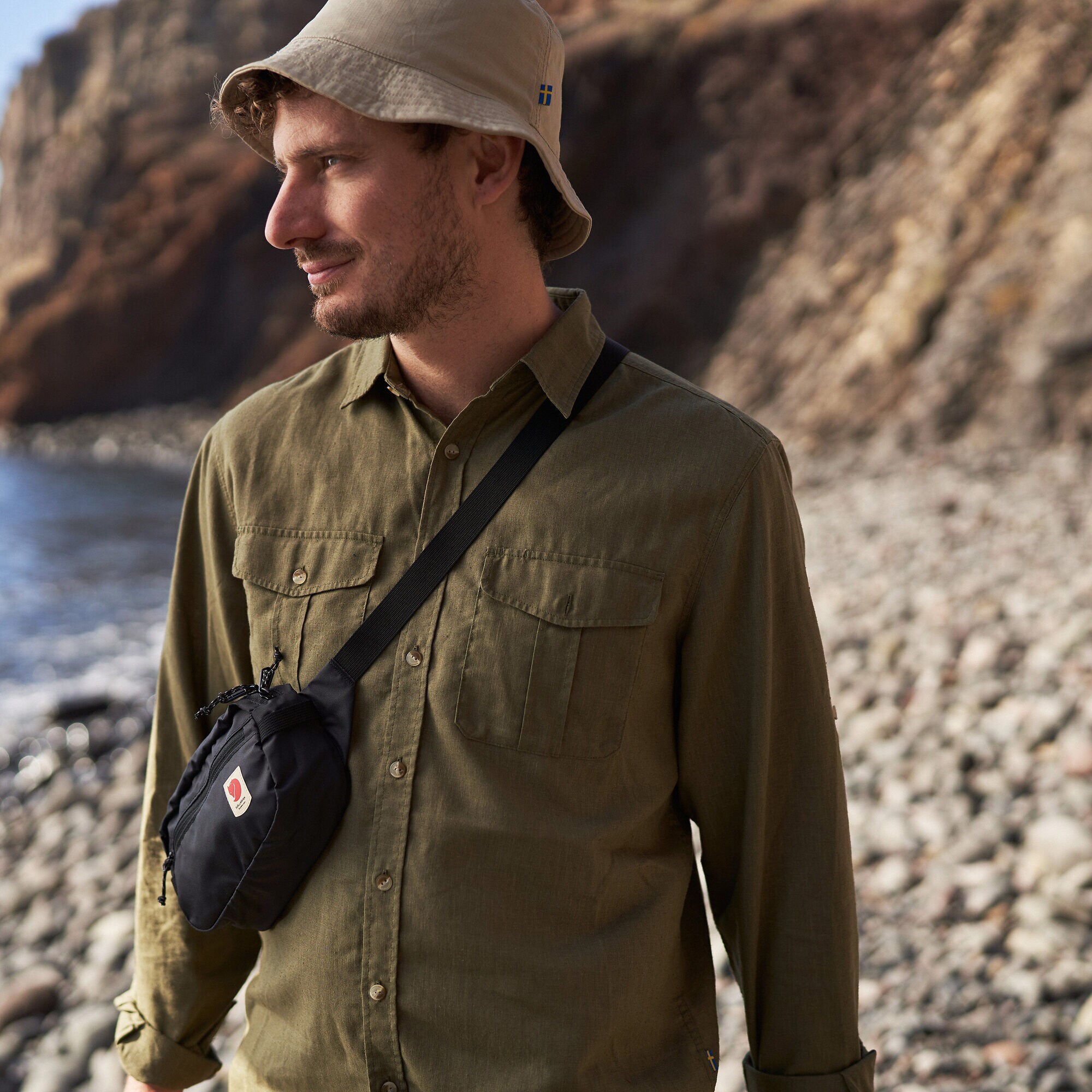 Nerka Fjallraven High Coast Hip Pack 1,5 l - Black