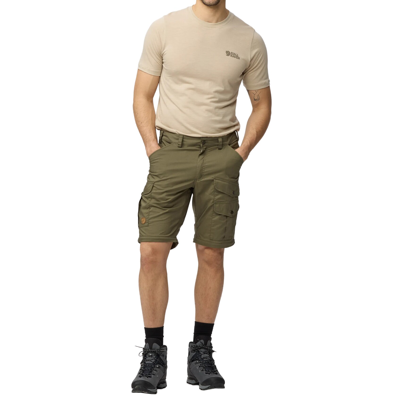 Spodnie Fjallraven Vidda Pro Lite Zip-Off TRS - Laurel Green