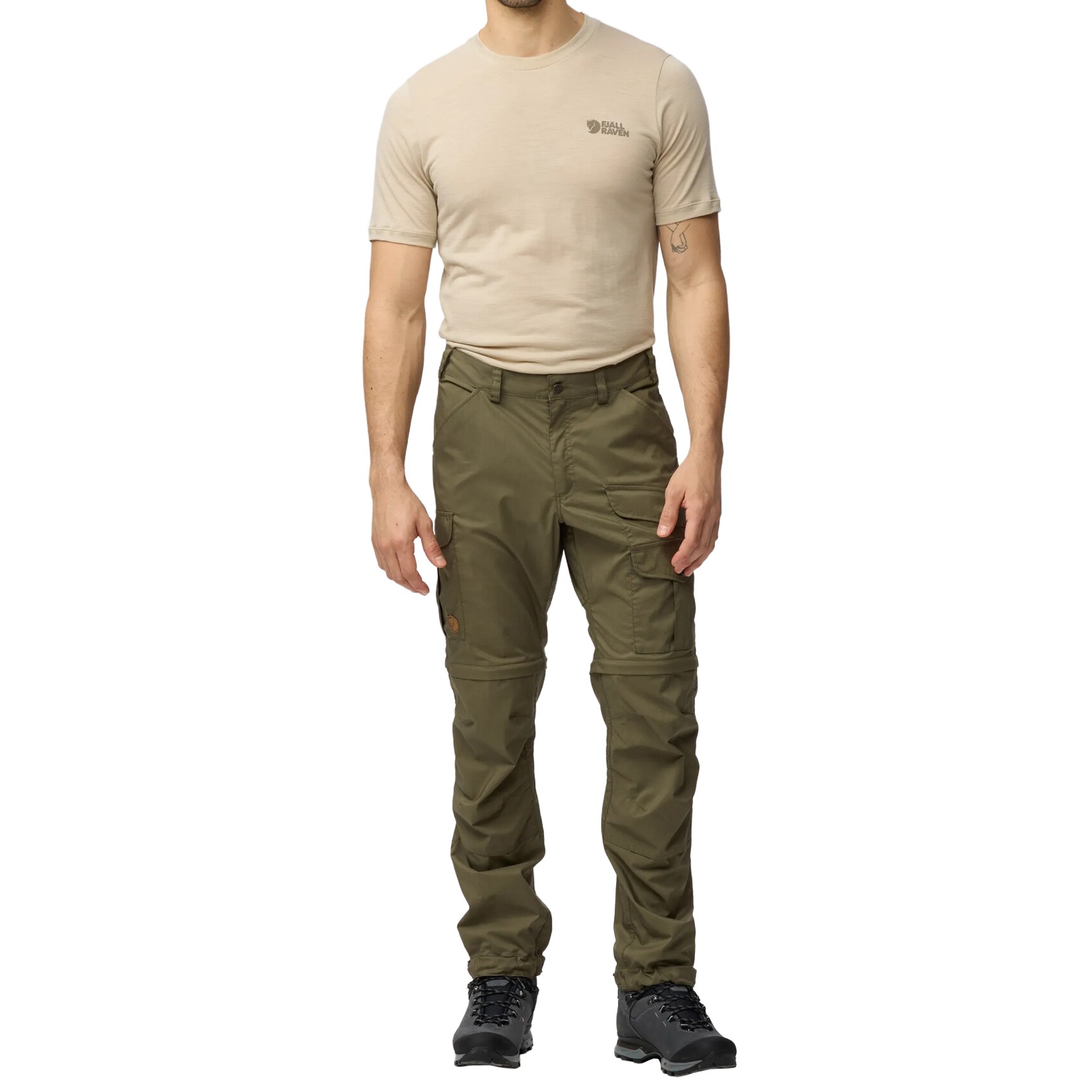 Spodnie Fjallraven Vidda Pro Lite Zip-Off TRS - Laurel Green