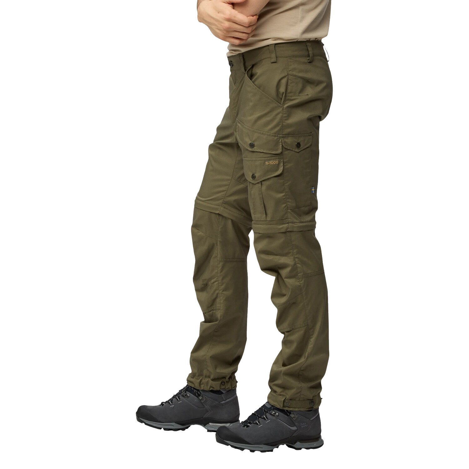 Spodnie Fjallraven Vidda Pro Lite Zip-Off TRS - Laurel Green