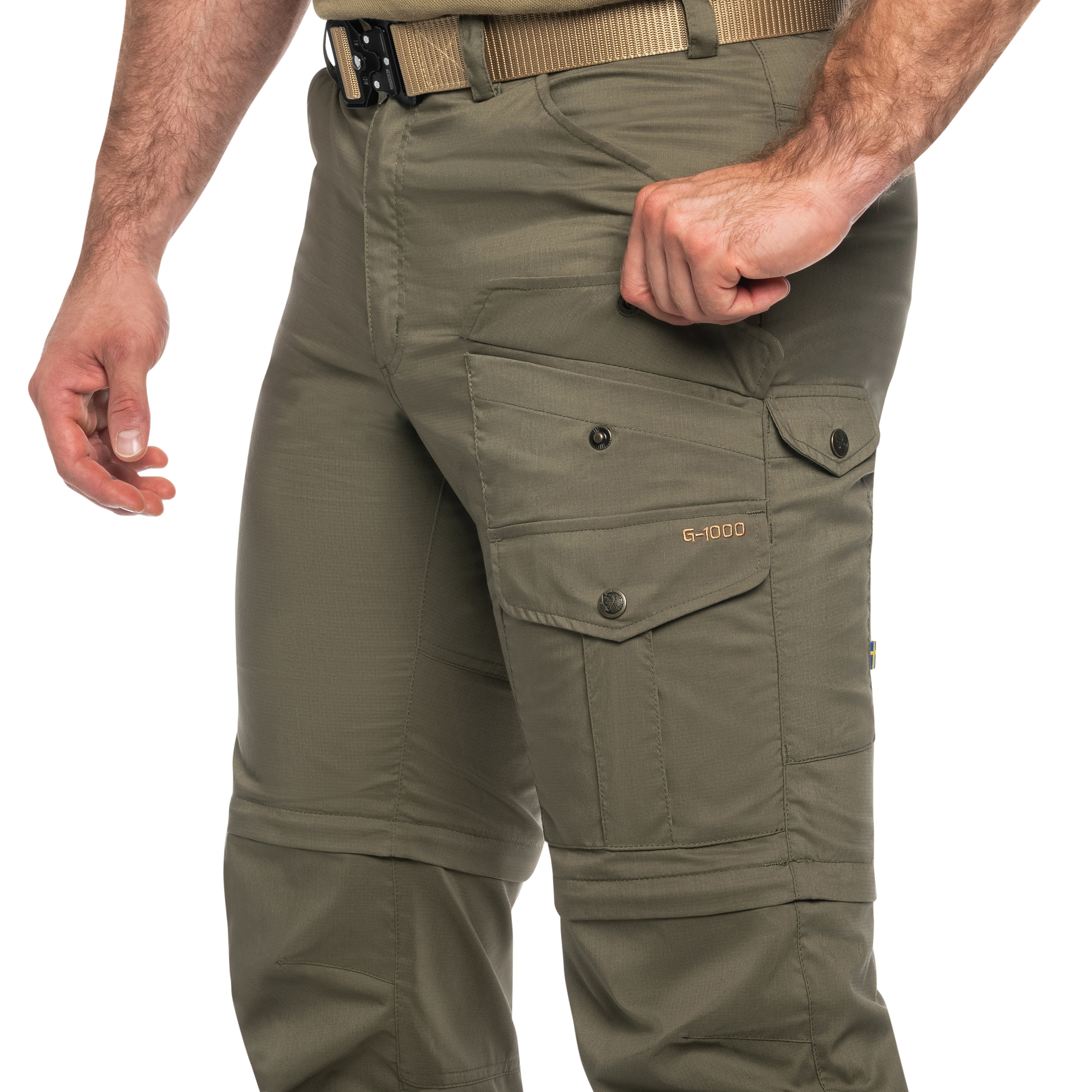 Spodnie Fjallraven Vidda Pro Lite Zip-Off TRS - Laurel Green