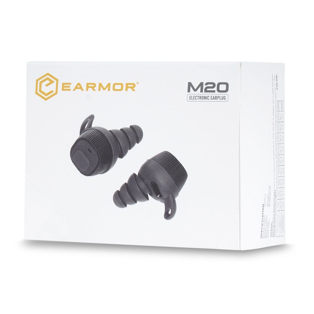 Ochronniki słuchu aktywne Earmor M20 - Black