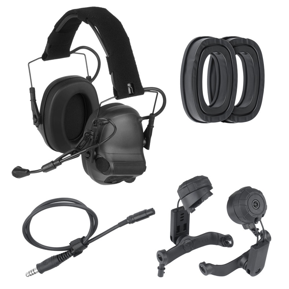 Ochronniki słuchu aktywne Earmor M33SET - Black