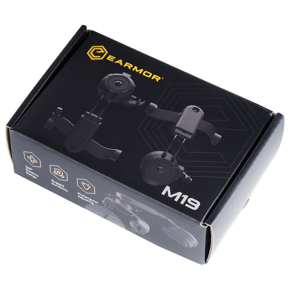 Адаптер для навушників Earmor M32 Mark4 на рейки ARC - Black