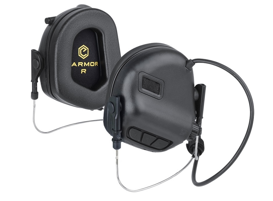 Ochronniki słuchu aktywne Earmor M31N-Mark 3 MilPro - Black