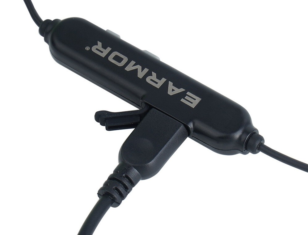 Ochronniki słuchu aktywne Earmor M200T Bluetooth 5.4 - Black