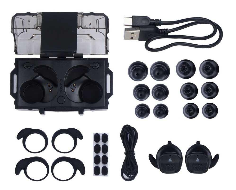 Ochronniki słuchu aktywne Earmor M20T Pro Bluetooth 5.4 - Black