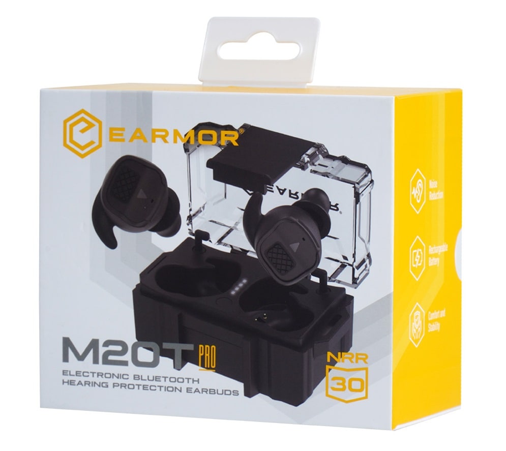 Ochronniki słuchu aktywne Earmor M20T Pro Bluetooth 5.4 - Black