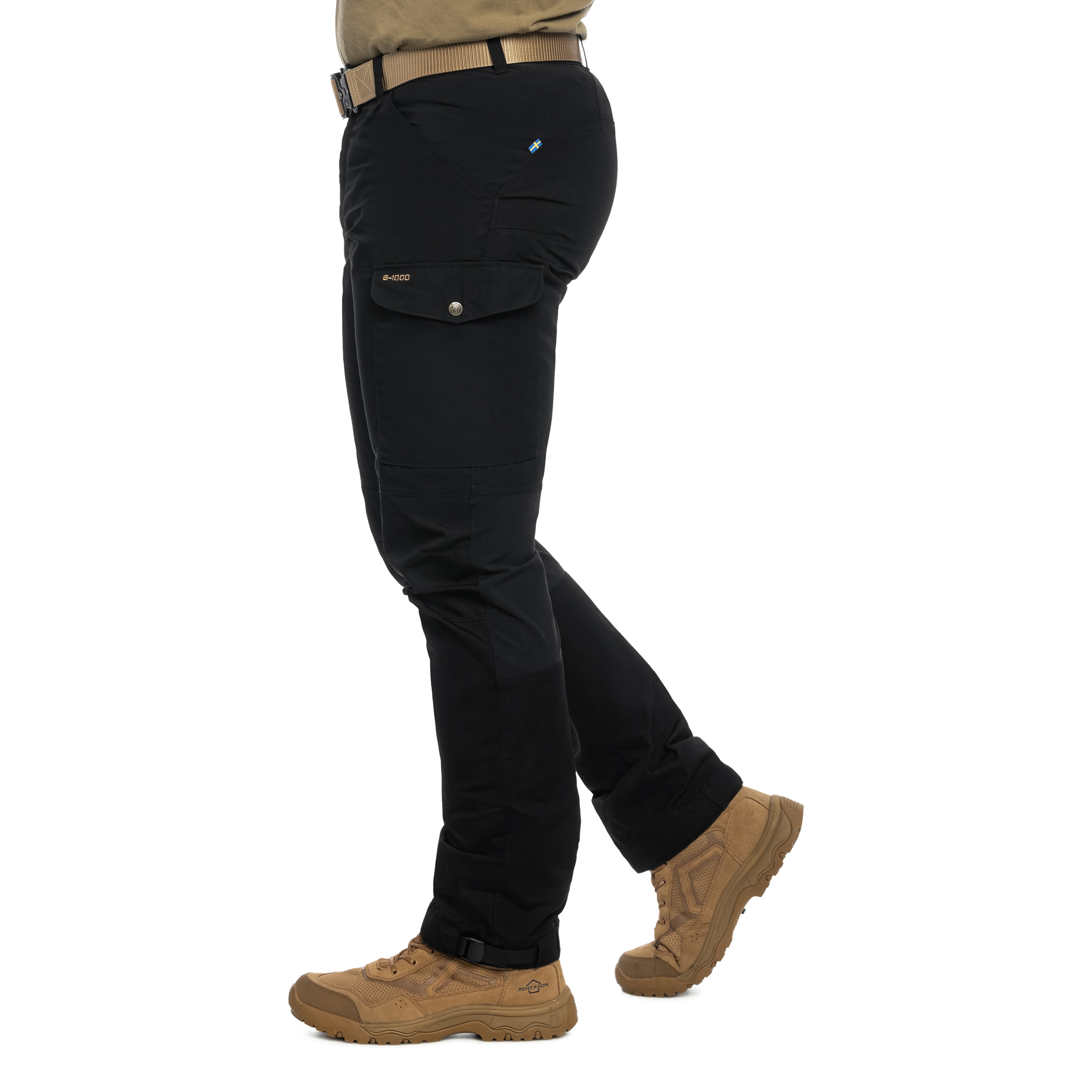 Spodnie Fjallraven Kaipak - Black