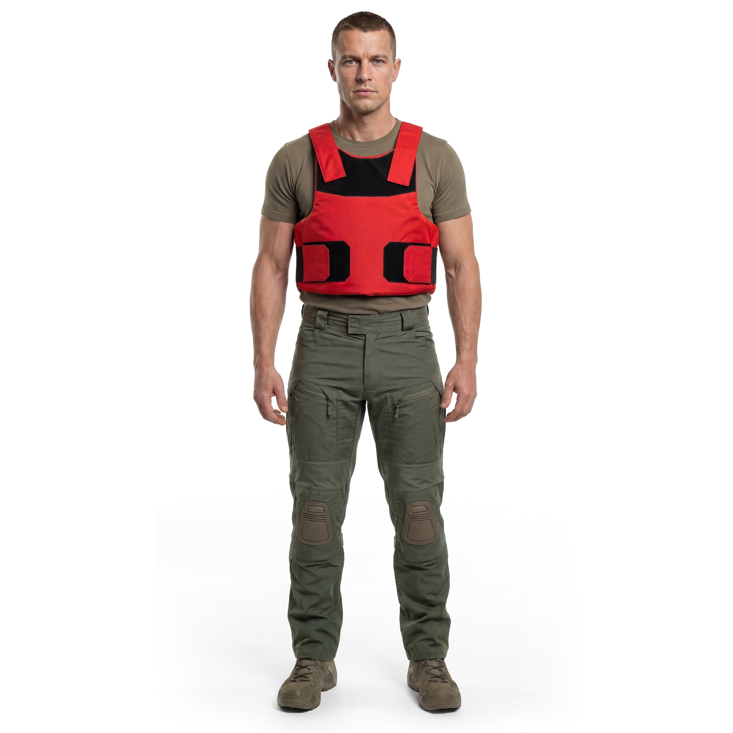 Salus P1 Knife-Resistant Vest - Red