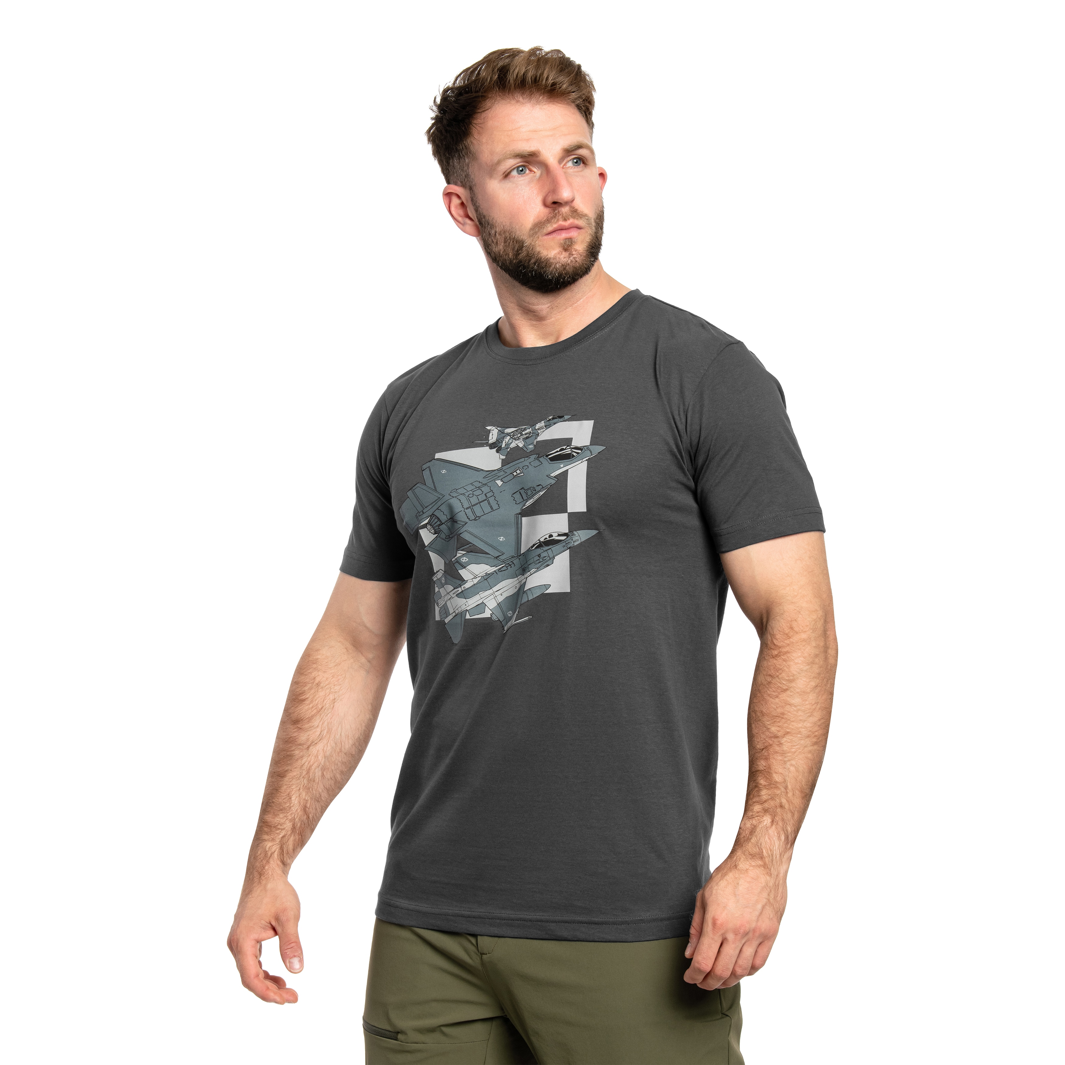 Koszulka T-Shirt F-35 - Grey