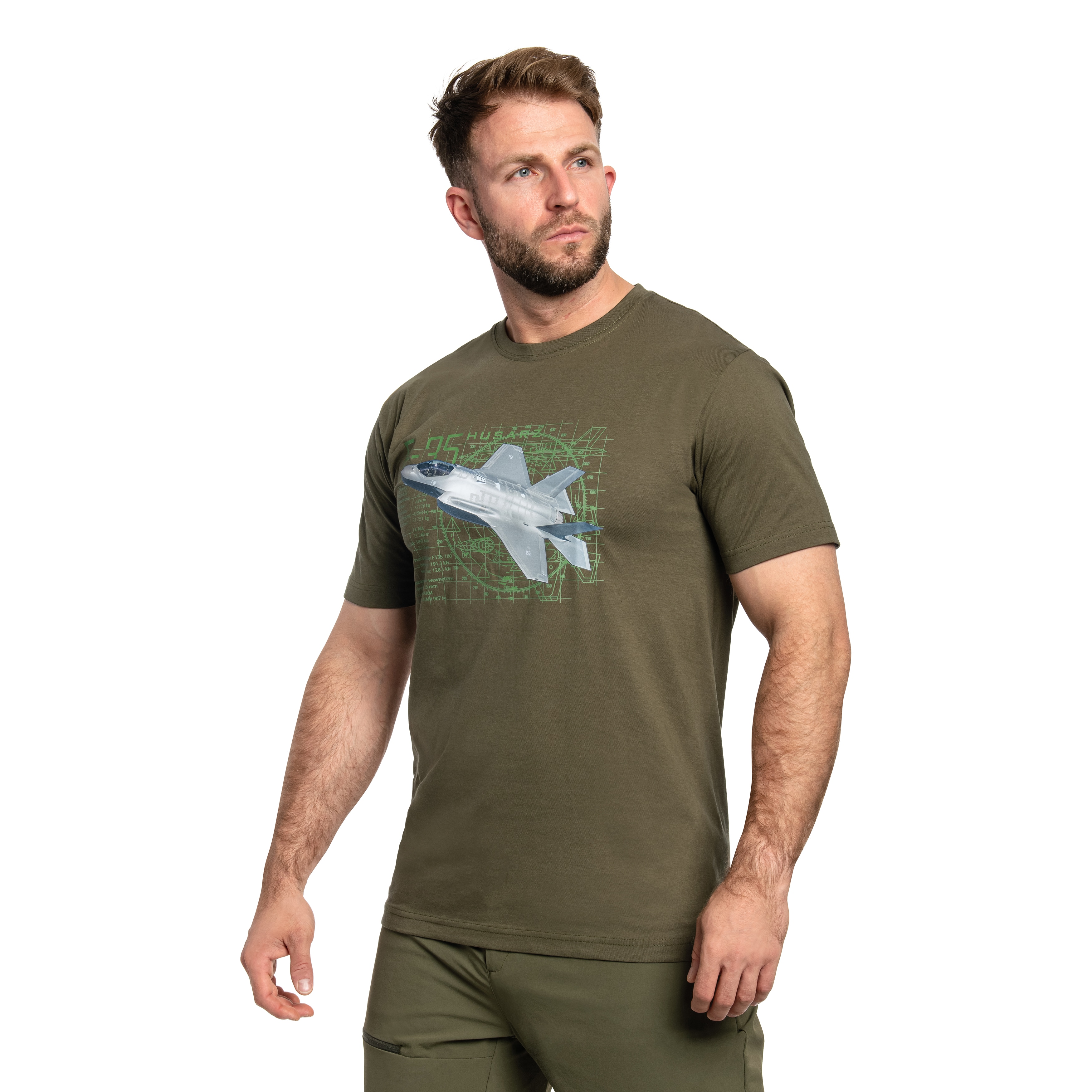 Koszulka T-Shirt F-35 V.2 - Olive