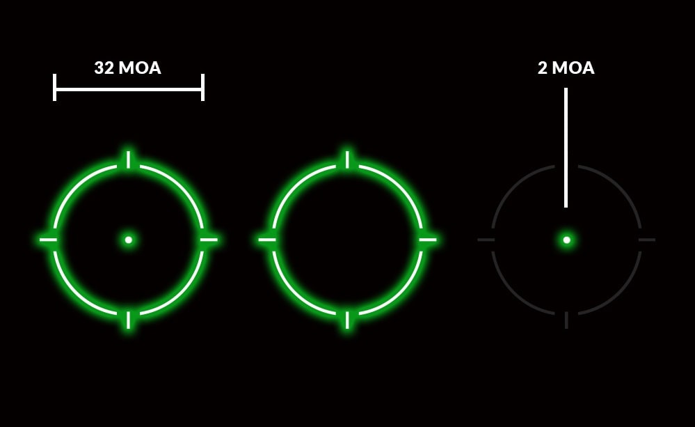 Holosun SCS-320 Green Dot MRS Collimator - Black