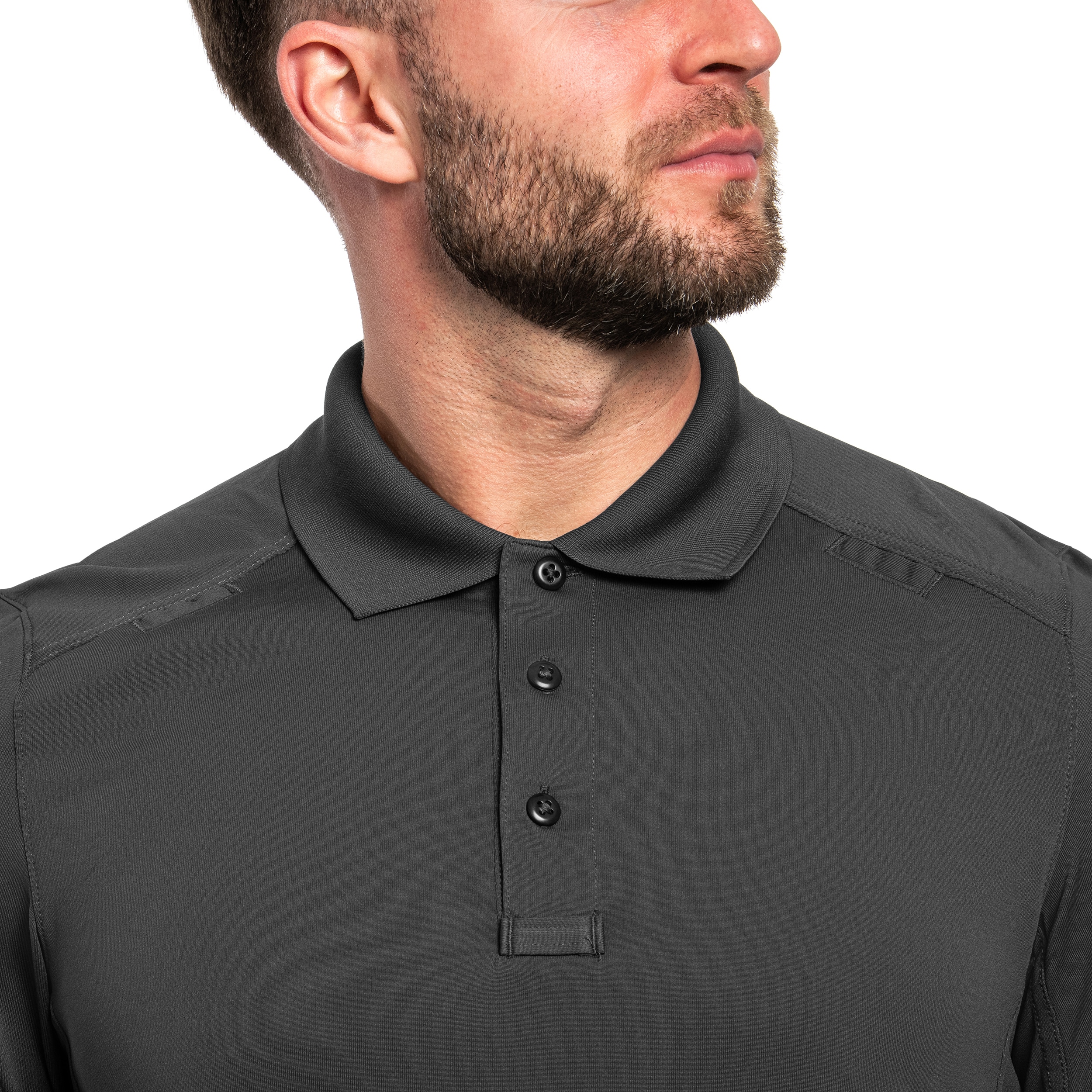 Koszulka polo 5.11 Helios Long Sleeve - Charcoal