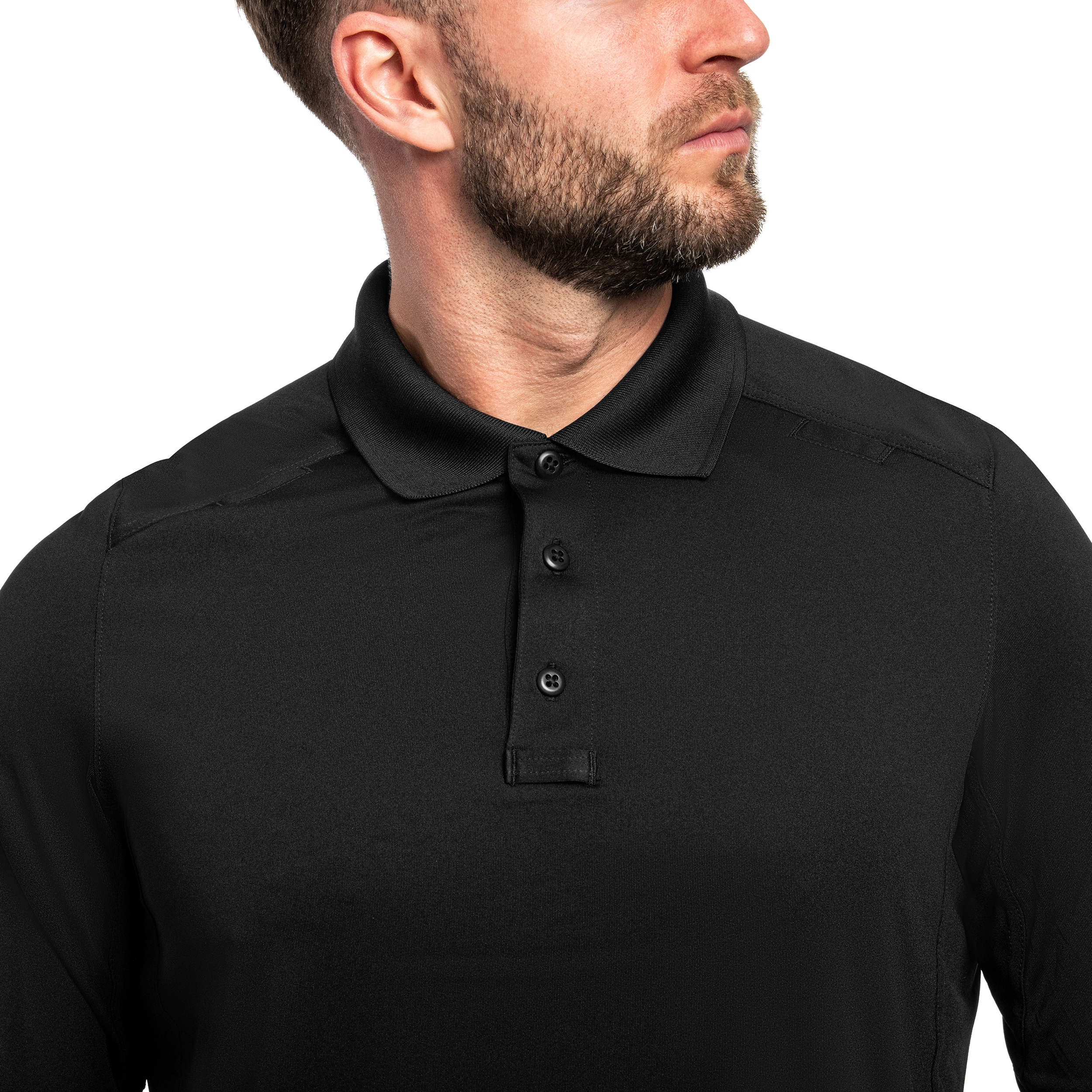 Koszulka polo 5.11 Helios Long Sleeve - Black