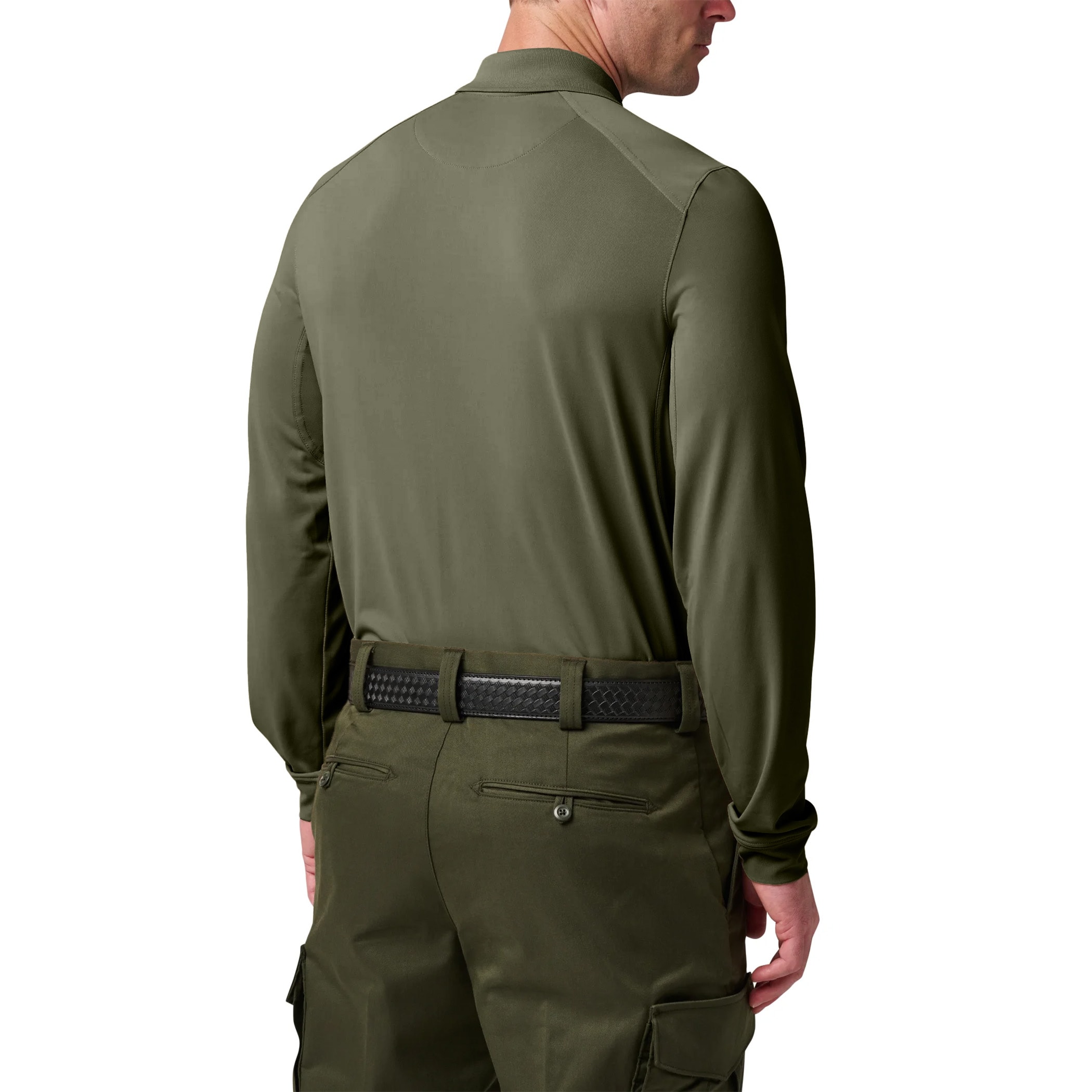 5.11 Helios Long Sleeve Polo Shirt - TDU Green