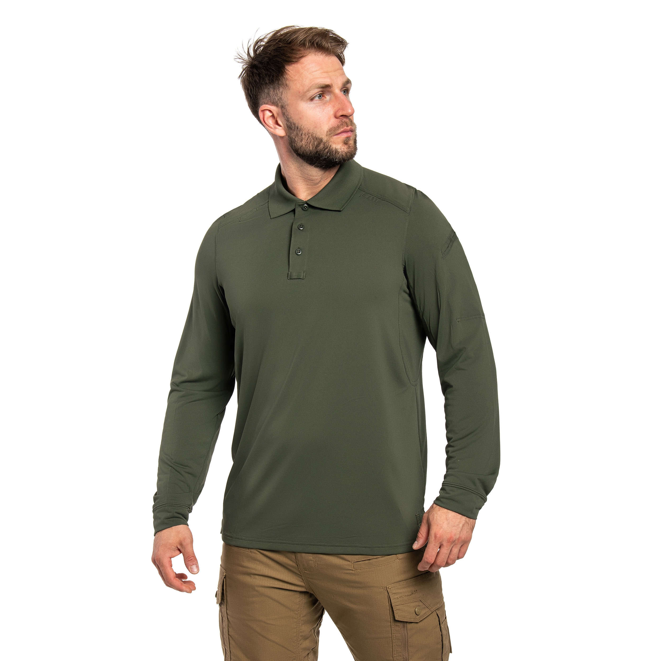 Koszulka polo 5.11 Helios Long Sleeve - TDU Green