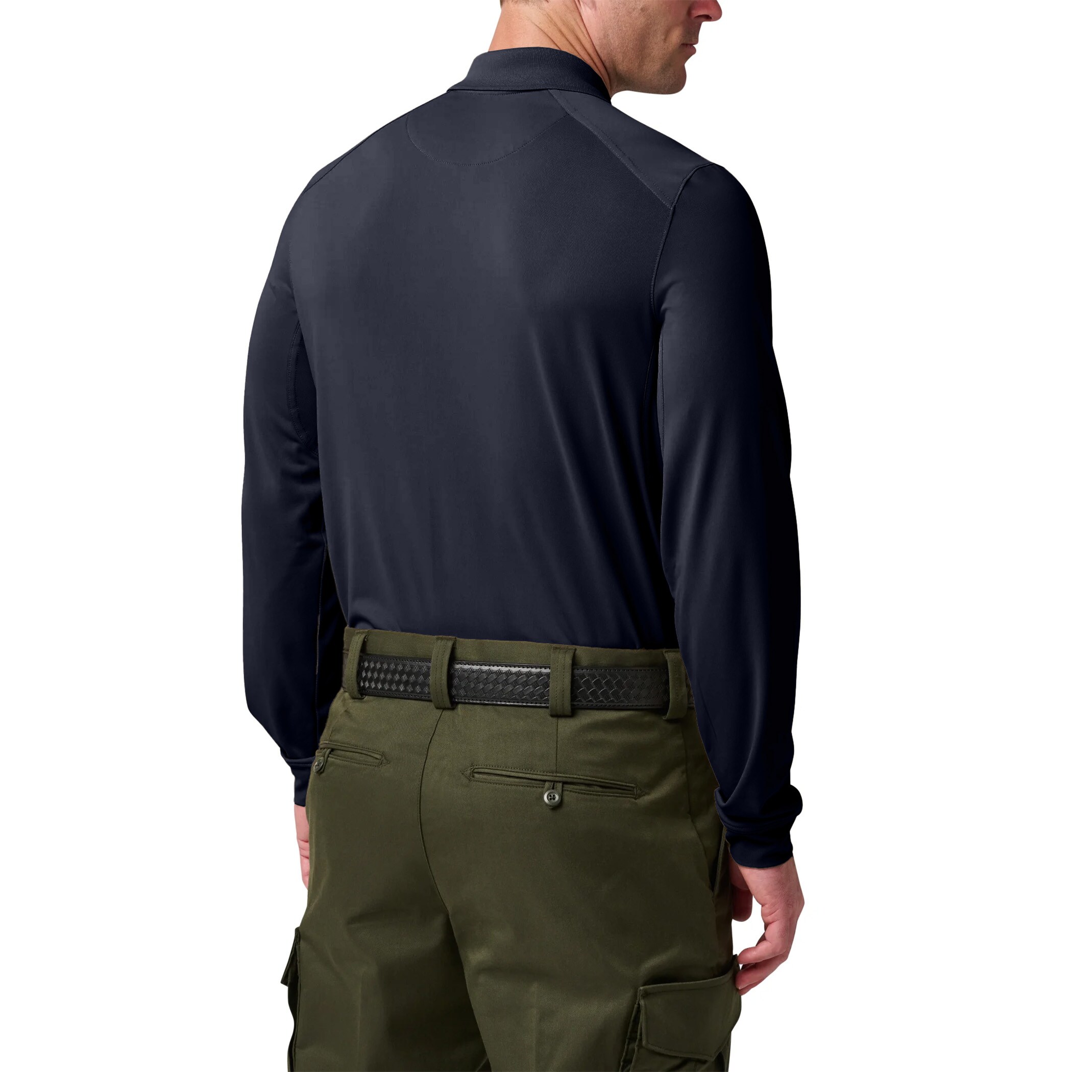 5.11 Helios Long Sleeve Polo Shirt - Dark Navy