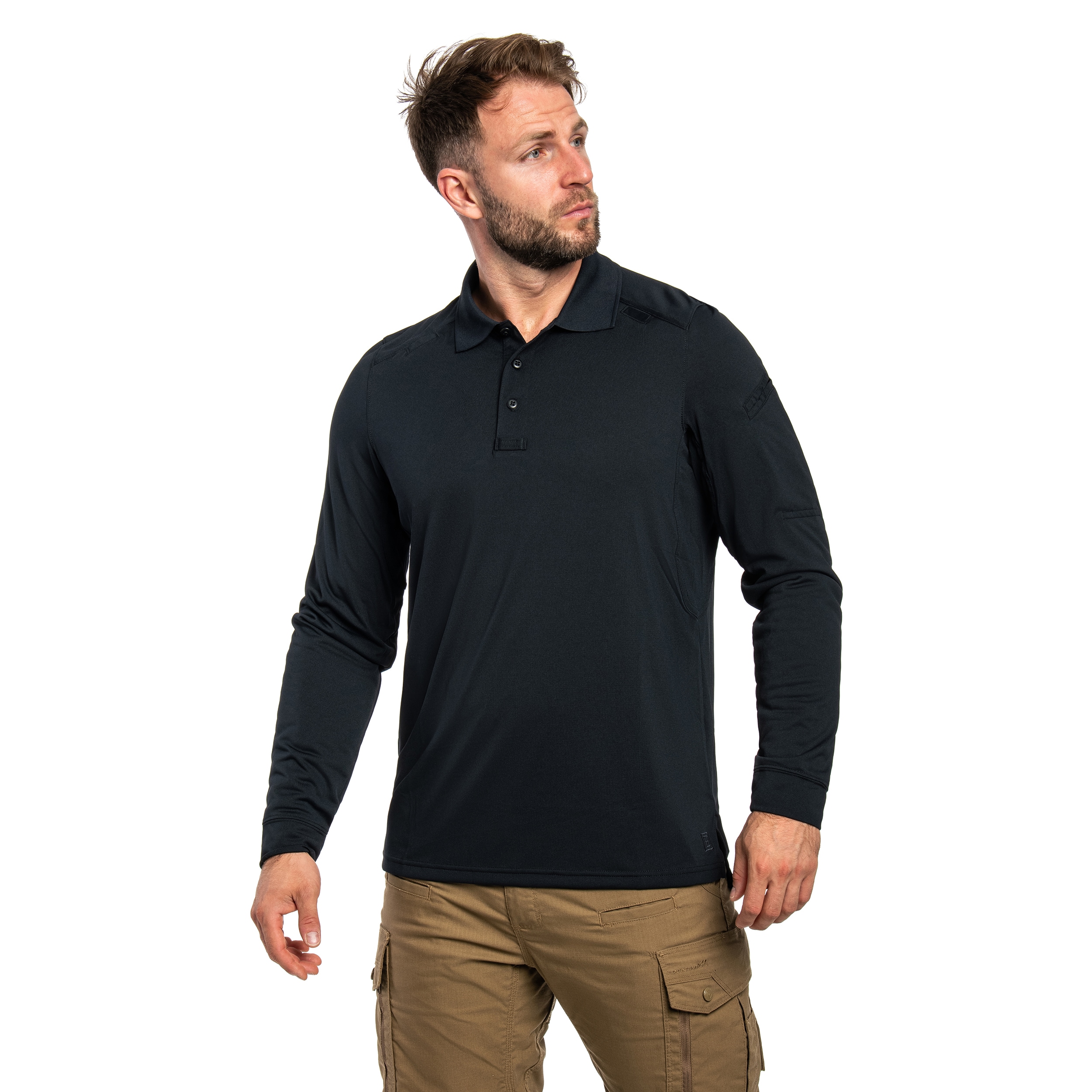 Koszulka polo 5.11 Helios Long Sleeve - Dark Navy