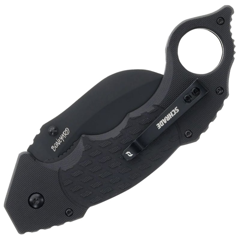Nóż składany Schrade Boneyard Folder - Black