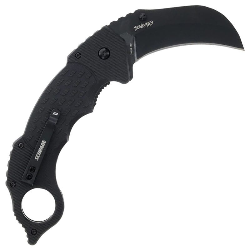Nóż składany Schrade Boneyard Folder - Black