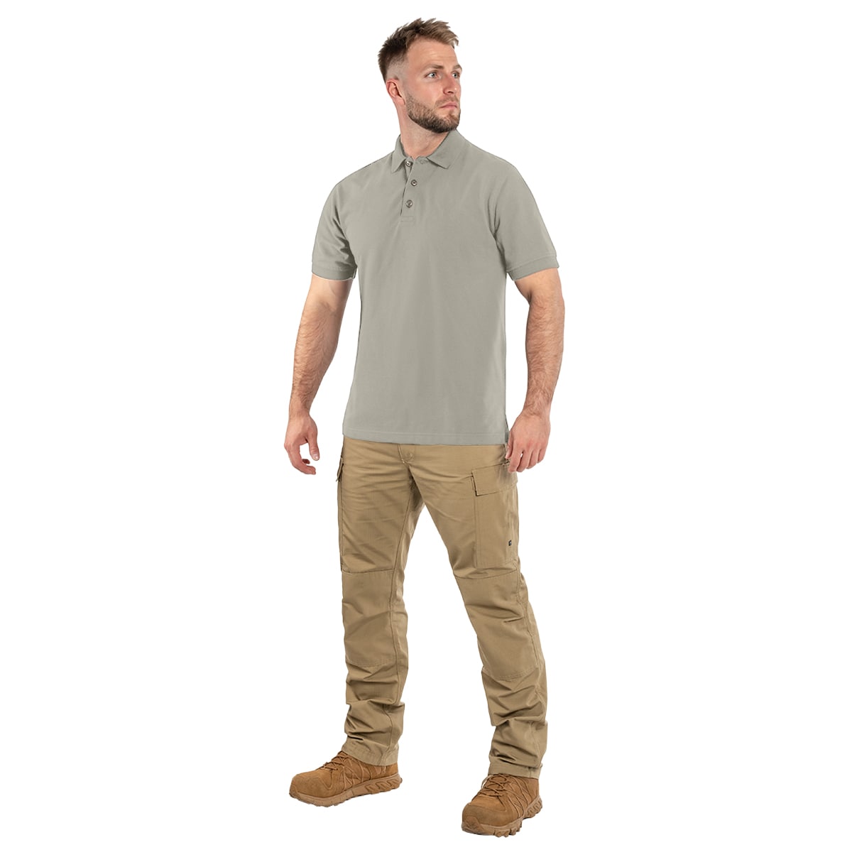 Koszulka polo 5.11 Professional Short Sleeve - Silver Tan