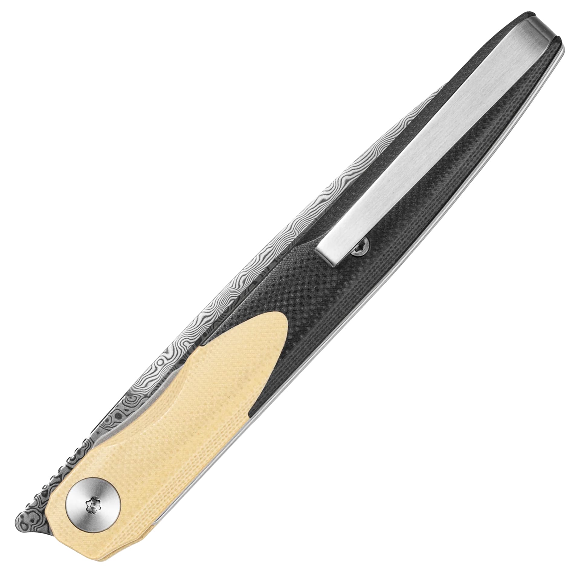 Nóż składany Bestechman Lanza Damascus G10 by Grzegorz 