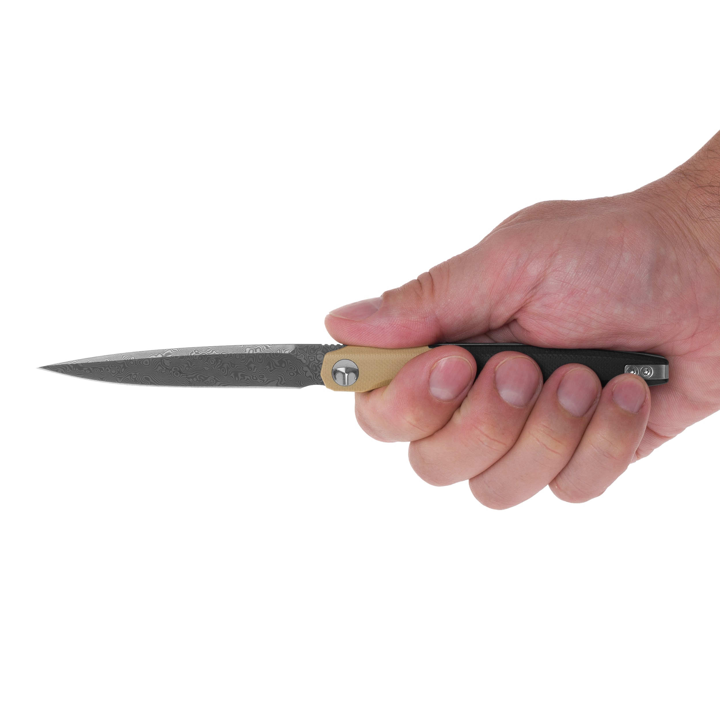 Nóż składany Bestechman Lanza Damascus G10 by Grzegorz 