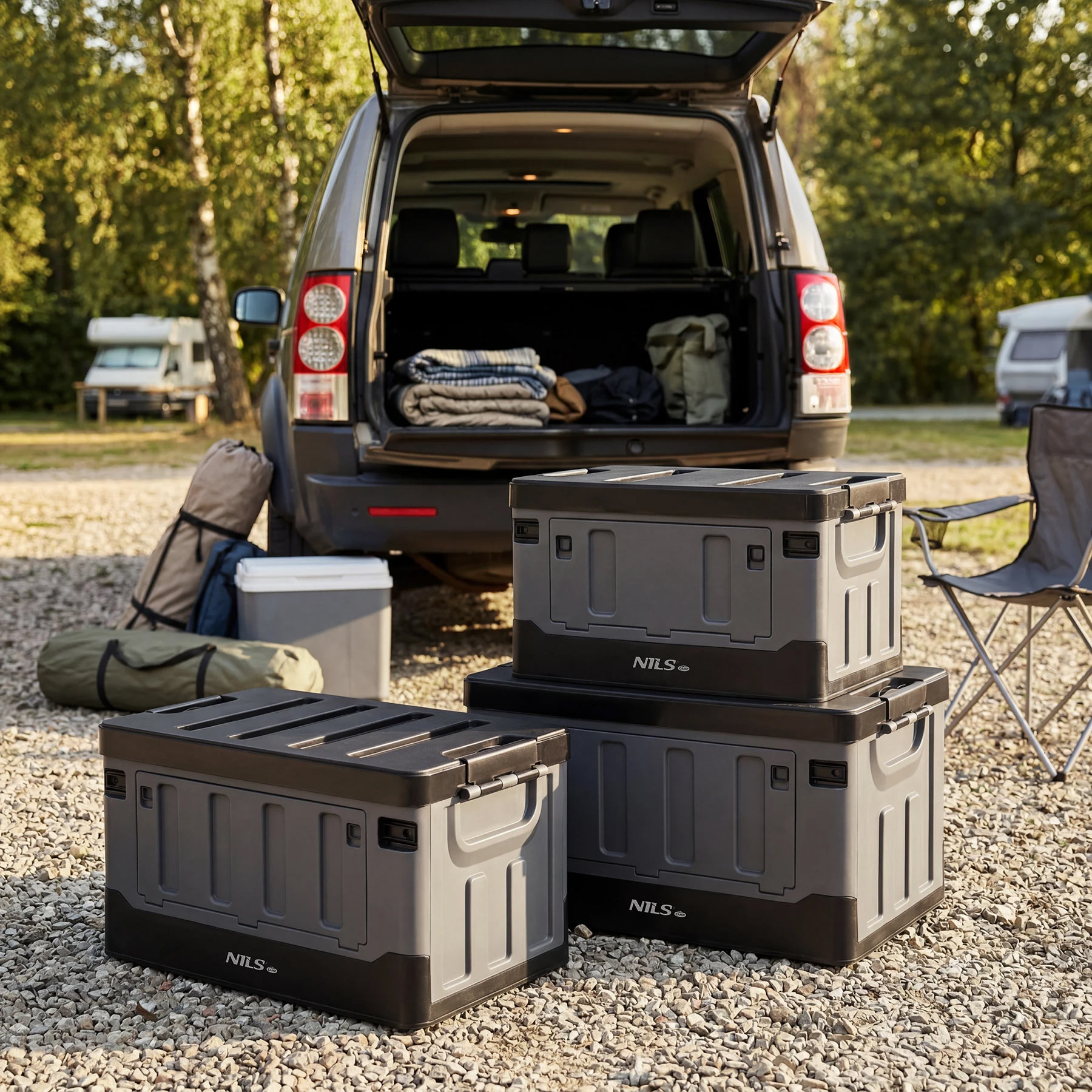 Skrzynia transportowa Nils Camp NCB4602 38 l - Black
