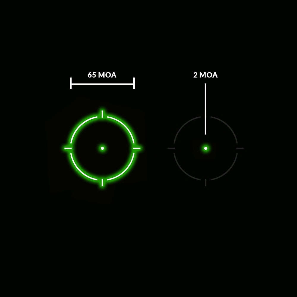 Kolimator Holosun HS510C Open Reflex Green Multi Reticle Solar - FDE