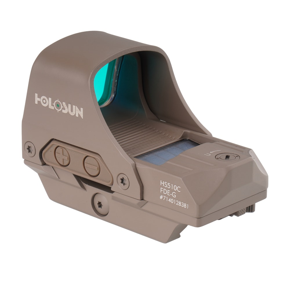 Kolimator Holosun HS510C Open Reflex Green Multi Reticle Solar - FDE