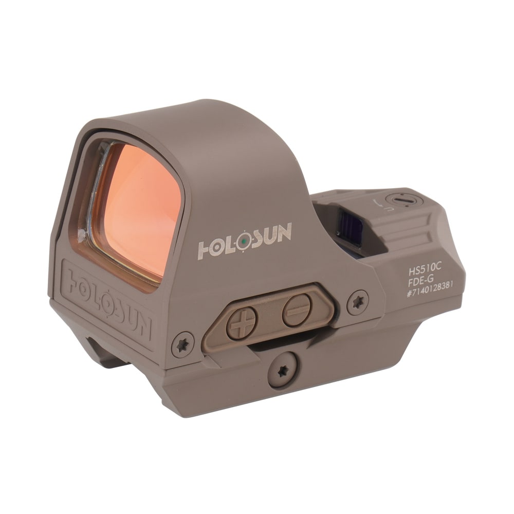Kolimator Holosun HS510C Open Reflex Green Multi Reticle Solar - FDE