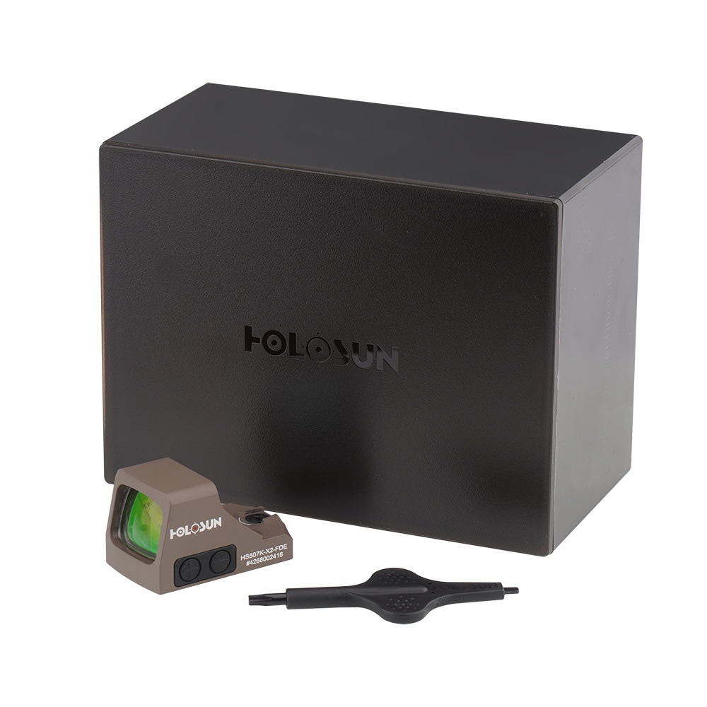 Kolimator Holosun HS507K X2 Open Reflex SubCompact Pistol Sight - FDE
