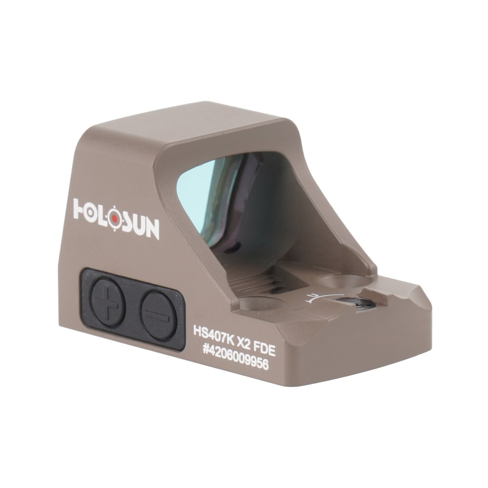 Kolimator Holosun HS407K X2 Open Reflex SubCompact Pistol Sight - FDE