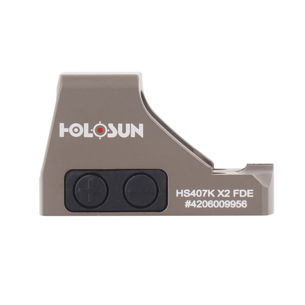 Kolimator Holosun HS407K X2 Open Reflex SubCompact Pistol Sight - FDE