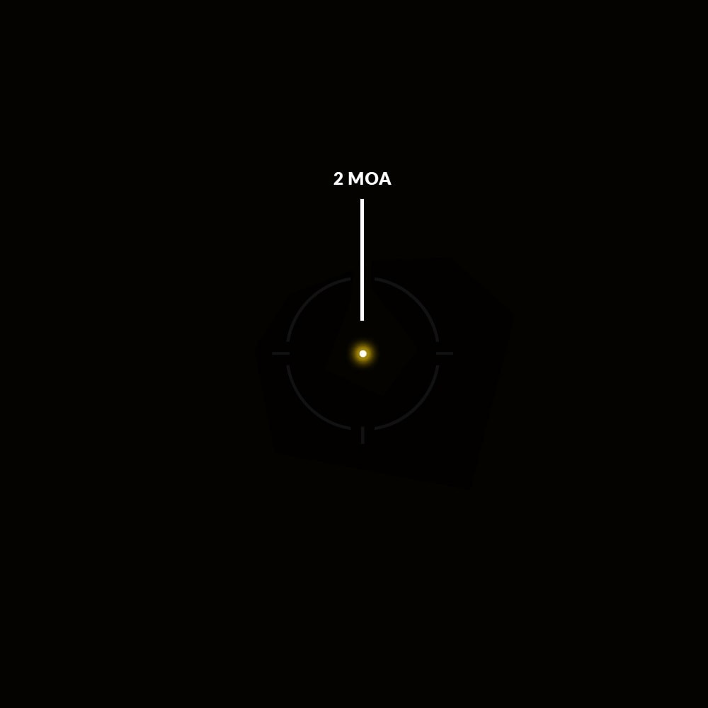 Kolimator Holosun Aro Evo Gold Dot 2 MOA Solar Panel - Black