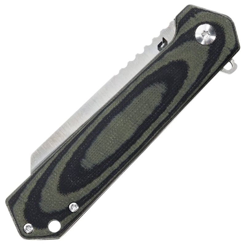 Nóż składany Schrade Lateral AUS-8 Sheepsfoot - Dark Green